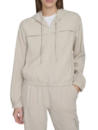Andrew Marc Women's Commuter Hooded Zip Jacket