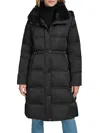 Andrew Marc Women's Emery Faux Rabbit Fur Down Parka In Black