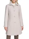 Andrew Marc Women's Emmeline Wool Blend Slim Coat In Neutral