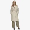 Andrew Marc Women's Evesham Mixed Media Insulated Trench Coat