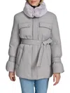Andrew Marc Laken Coat In Ash