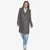 Andrew Marc Women's Regine Soft Wool Boucle Coat In Gray