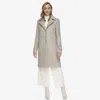 Andrew Marc Women's Regine Pressed Bouclé Wool Coat In Gray