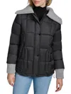Andrew Marc Riley Coat In Black