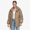 Andrew Marc Women's Strehla Oversized Puffer Jacket In Brown