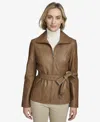 Andrew Marc Women's Tatum Belted Leather Jacket