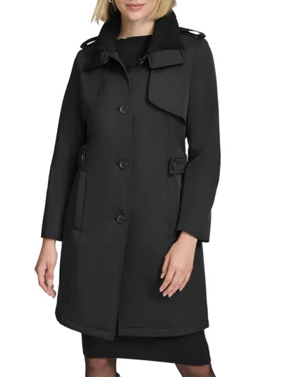 Andrew Marc Teagan Coat In Black