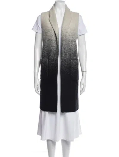 Pre-owned Andrew Marc Wool Coat In Black/grey