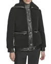 Andrew Marc Zepita Faux Shearling Bomber Jacket