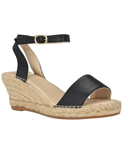 Andrew Stevens Leah Leather Wedge Sandal