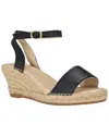 Andrew Stevens Leah Leather Wedge Sandal