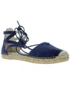 Andrew Stevens Mikaela Leather Espadrille