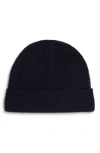 ANDREW STEWART CASHMERE RIBBED BEANIE