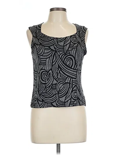 Pre-owned Andria Lieu Sleeveless Blouse In Black