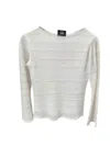 Andria Lieu Tina Top In White/gold