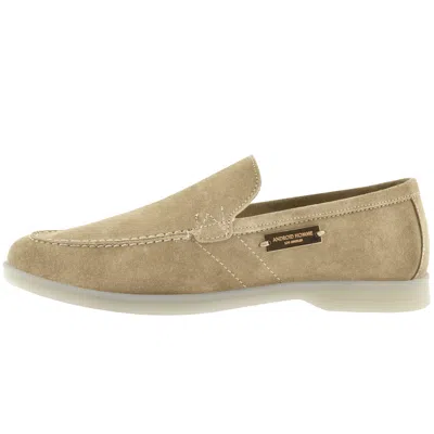 Android Homme Comporta Loafers Beige In Neutral