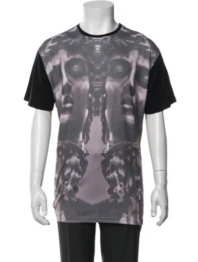 Pre-owned Android Homme Graphic Print Crew Neck T-shirt In Black/neutrals