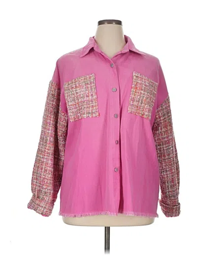 Pre-owned Andthewhy Jacket In Pink