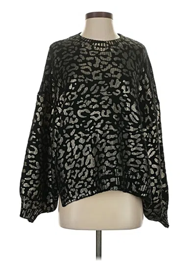 Pre-owned Andthewhy Pullover Sweater In Black