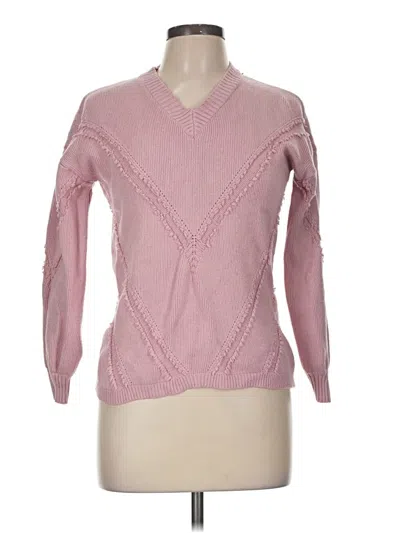 Pre-owned Andthewhy Pullover Sweater In Pink