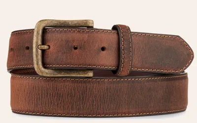 Andwest Men's Tan With Billets Western Belt In Purple