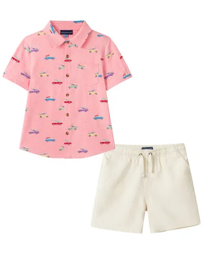 Andy & Evan Kids' 2pc Printed Top & Short Set In Multi