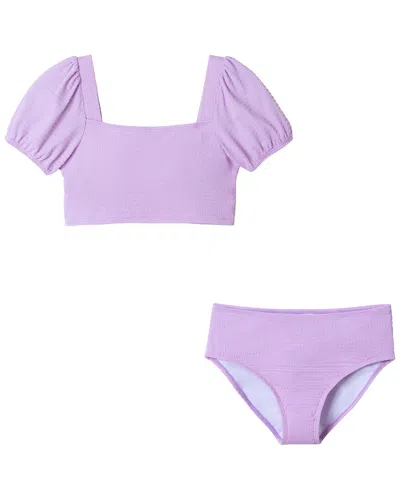 Andy & Evan 2pc Swimsuit In Purple
