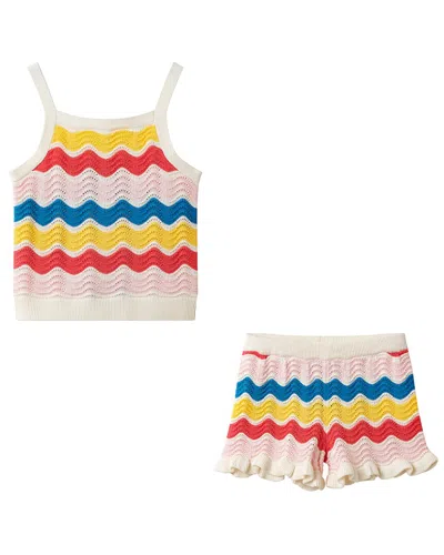 Andy & Evan Kids' 2pc Top & Short Set In Multi