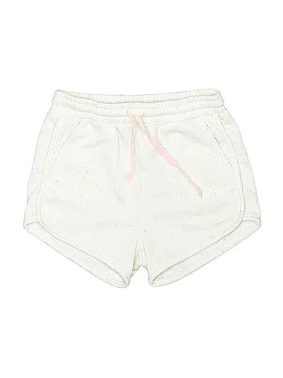 Pre-owned Andy & Evan Kids' Athletic Shorts In Ivory