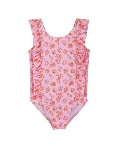 Andy & Evan Beach Icon One-piece Swimsuit In Pink