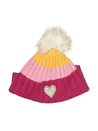 Pre-owned Andy & Evan Kids' Beanie Hat In Pink