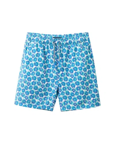 Andy & Evan Blue Floral Swim Trunk