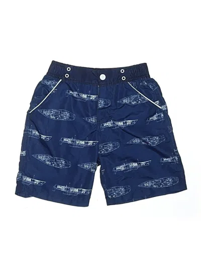Pre-owned Andy & Evan Kids' Board Shorts In Blue