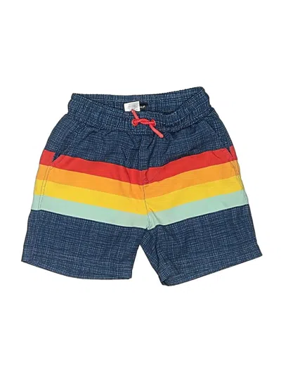 Pre-owned Andy & Evan Kids' Board Shorts In Blue