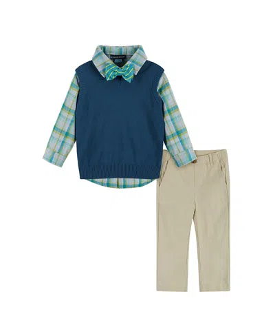 Andy & Evan Boys' 4-piece Vest Set - Baby In Blue