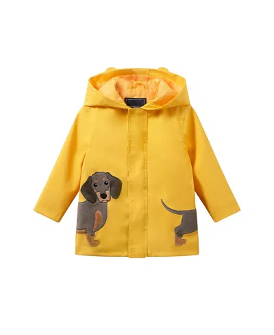 Andy & Evan Boys' Applique Raincoat - Little Kid In Yellow