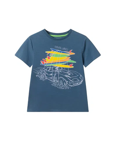 Andy & Evan Boys' Graphic Tee - Big Kid In Blue