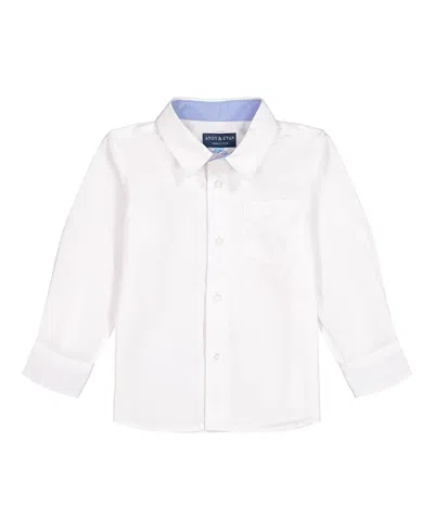 ANDY & EVAN BOYS' POPLIN BUTTON-DOWN - LITTLE KID, BIG KID