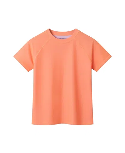 Andy & Evan Boys' Short Sleeve Rashguard - Little Kid In Brown