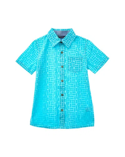Andy & Evan Kids' Button-down Shirt In Blue