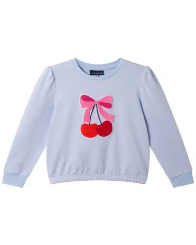 Andy & Evan Cherry Toothbrush Sweatshirt In Purple
