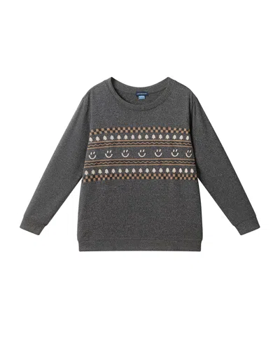 Andy & Evan Cozy Holiday Pullover In Pattern