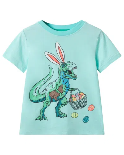 Andy & Evan Dino Graphic T-shirt In Blue