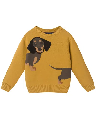 Andy & Evan Dog Sweater In Yellow