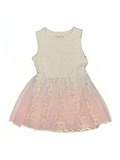 Pre-owned Andy & Evan Kids' Dress In Gray