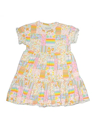 Pre-owned Andy & Evan Kids' Dress In Yellow