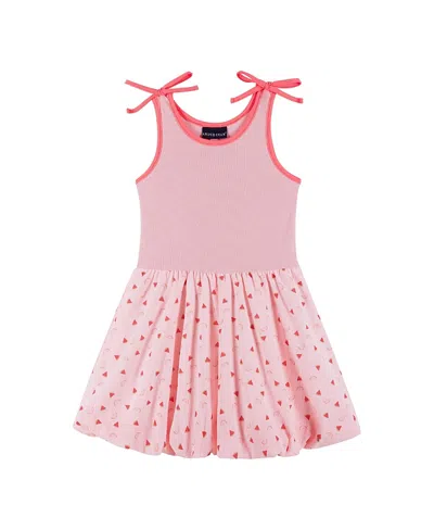 Andy & Evan Girls' Bubble Dress - Little Kid In Pink