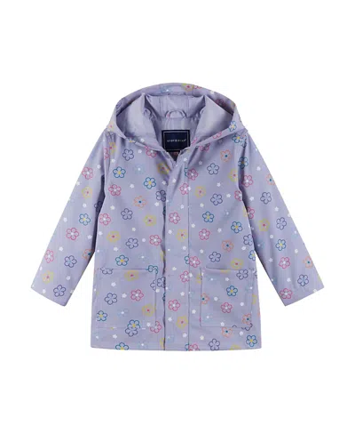 Andy & Evan Girls' Rain Coat - Little Kid In Purple