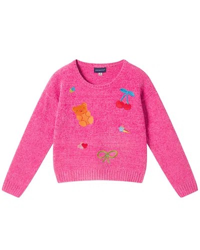Andy & Evan Gummy Bear Icon Sweater In Pink