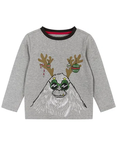 Andy & Evan Holiday T-shirt In Gray